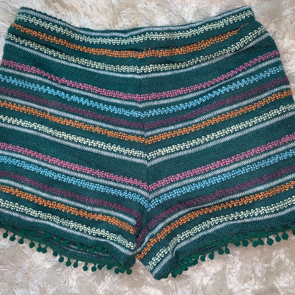 Green shorts